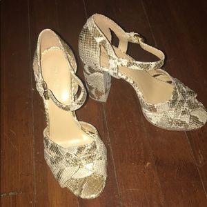 Michael Kors Snakeskin heels